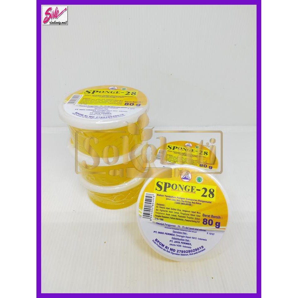 

DERPOWBAKING- SP/ PENGEMULSI SPONGE 28 80GR -ASLIII.