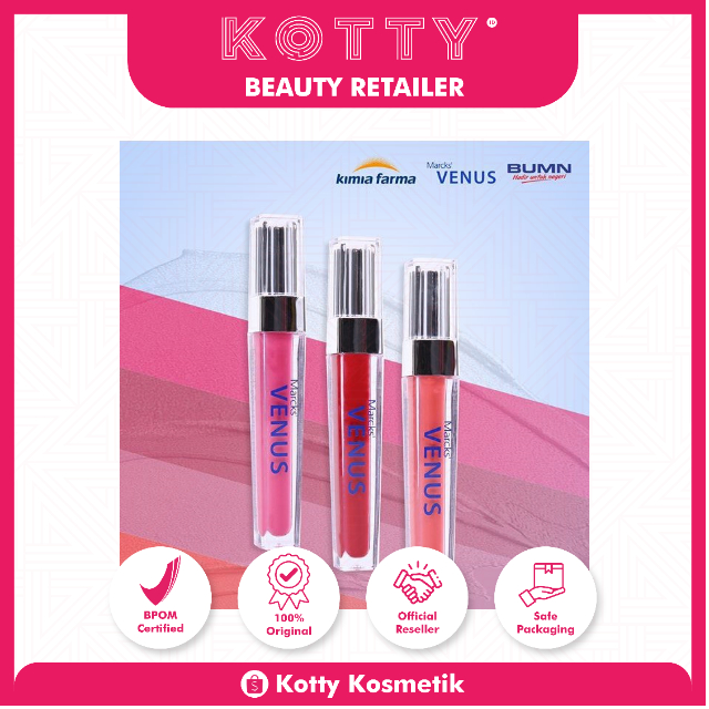 Kotty Kosmetik - Venus Soft Matte Lip Cream 3.7gr