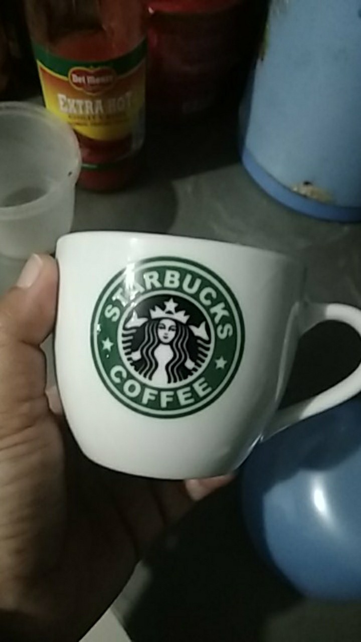 Cangkir Keramik Starbucks Gift Set Ceramic Mug Starbucks Dengan Sendok ( Harga Adalah Per Buah )