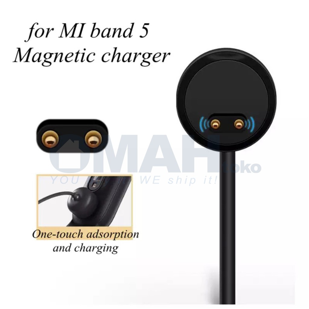 Charger Xiaomi Mi Band 5 Mi Band 6 Magnetic Cable Replacement Kabel Charger Pengganti