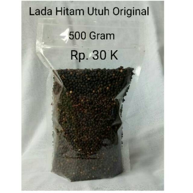 

Lada Hitam Utuh .Black Pepper 500 Gram