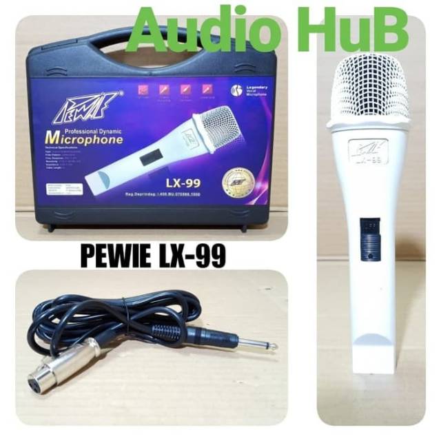 MIC KABEL PEWIE LX 99 MICROPHONE PEWIE LX99 MIKROFON FREE KOPER