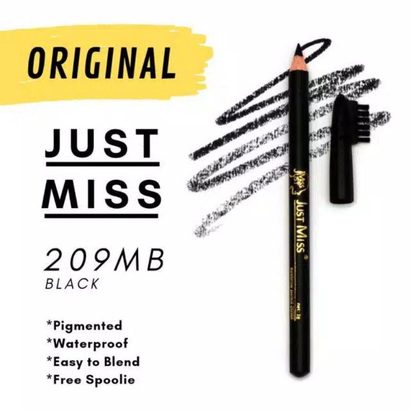 PENSIL ALIS JUST MISS EYEBROW PENCIL