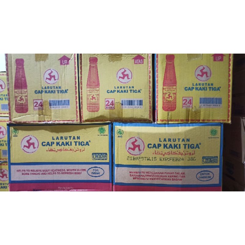 

Larutan Cap Kaki Tiga 500ml Isi 24 Pcs Dus