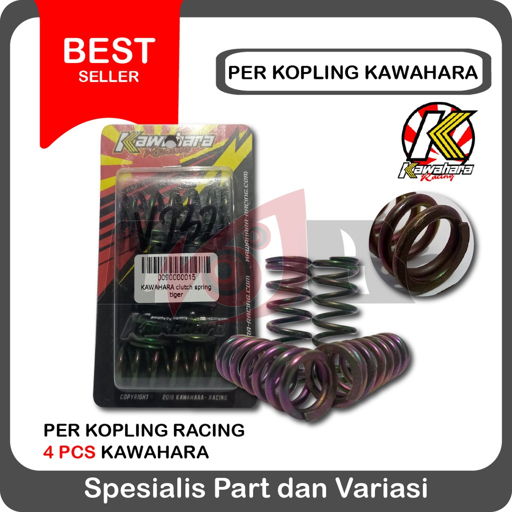 Per Kopling Tiger Vixion Jupiter MX Ninja GL-Pro Kawahara Racing 4pc