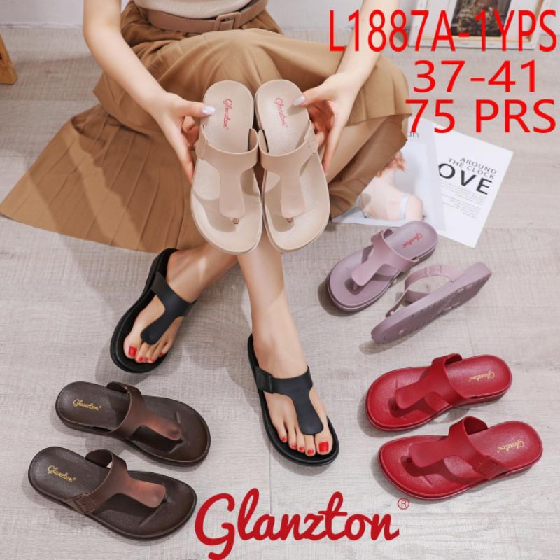 SANDAL WANITA JELLY JEPIT GLANZTON L1887A - 1YPS