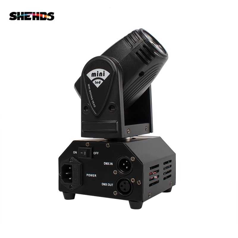 SHEHDS Lampu Sorot Panggung Spotlight RGB Moving Head 10W - DMX512