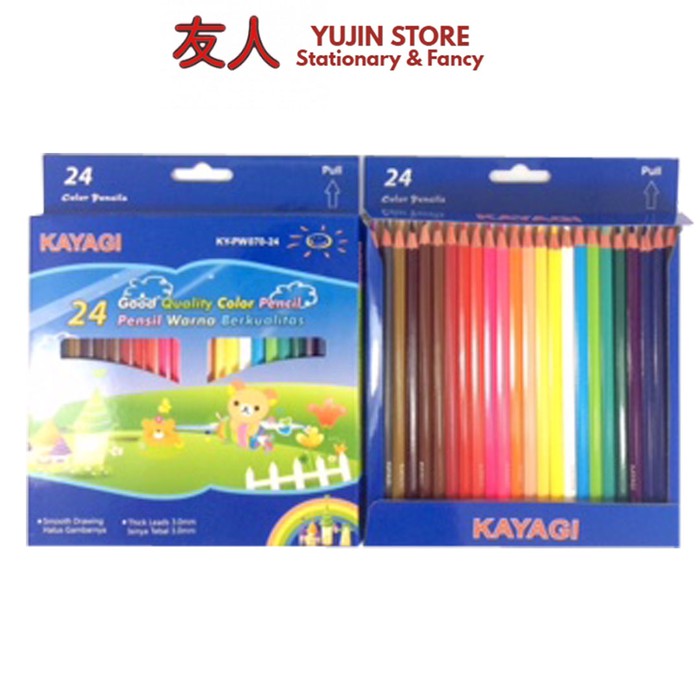 

Kayagi pensil colour KY PW070 24 warna
