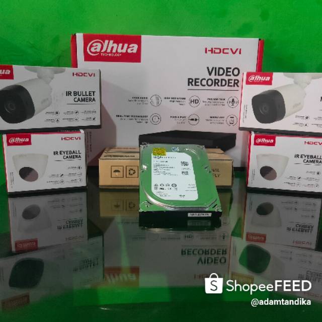 Paket 4 Kamera CCTV CVI