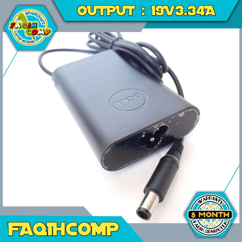 Adaptor Charger Dell Latitude 3350 3380 3440 3450 3470 3480 3540 19.5V 3.34A 65W DC (7.4*5.0mm)