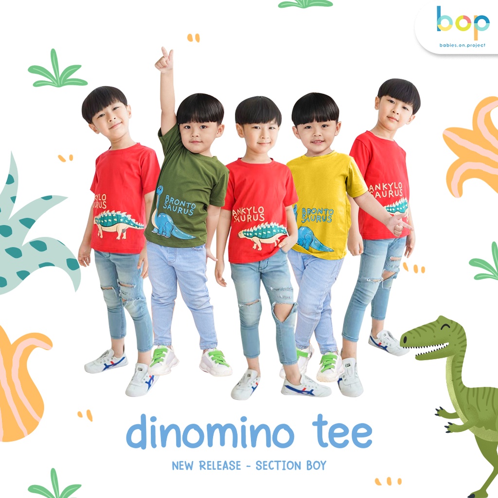 DINOMINO TEE (JUMP.INC) KAOS ANAK COWOK / LAKI-LAKI