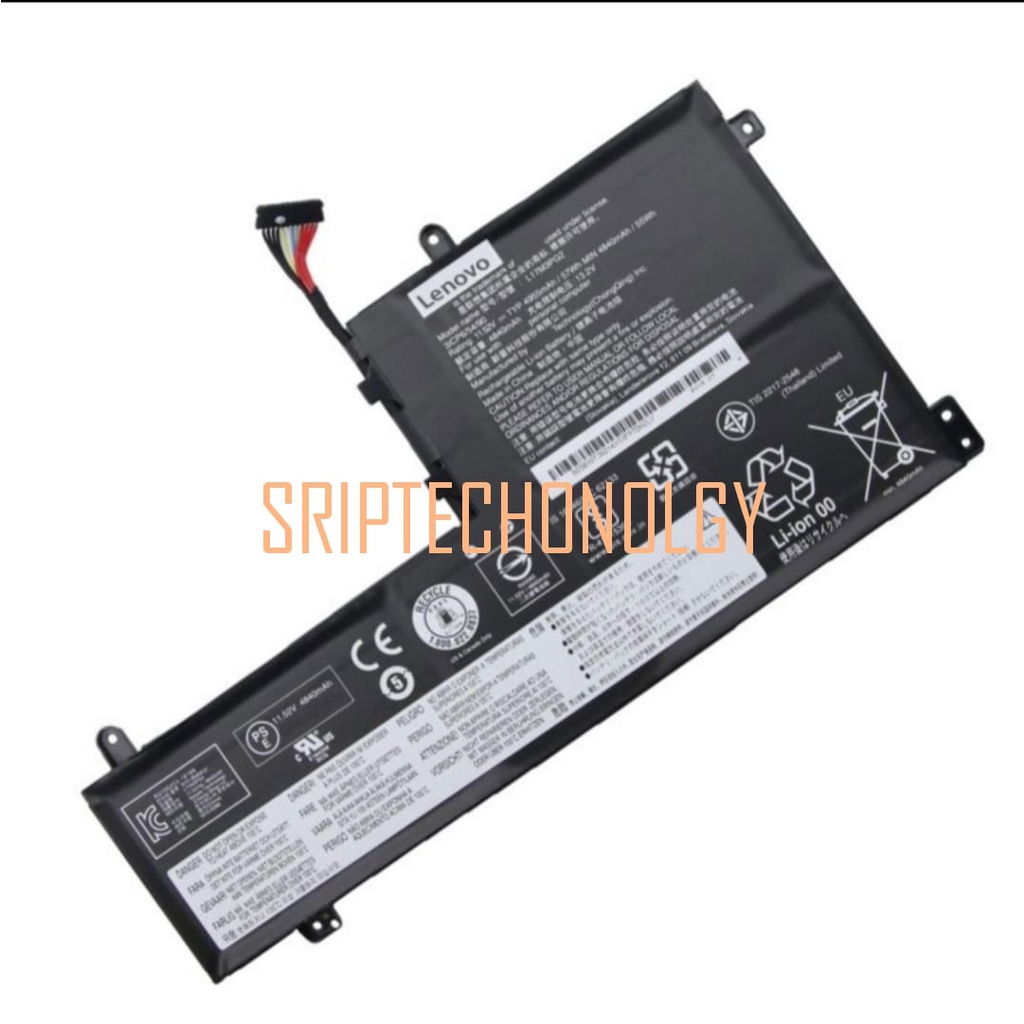 Baterai SC COMLenovo Legion Y53015ICHY7000 L17C3PG1 L17L3PG1 Soket panjang