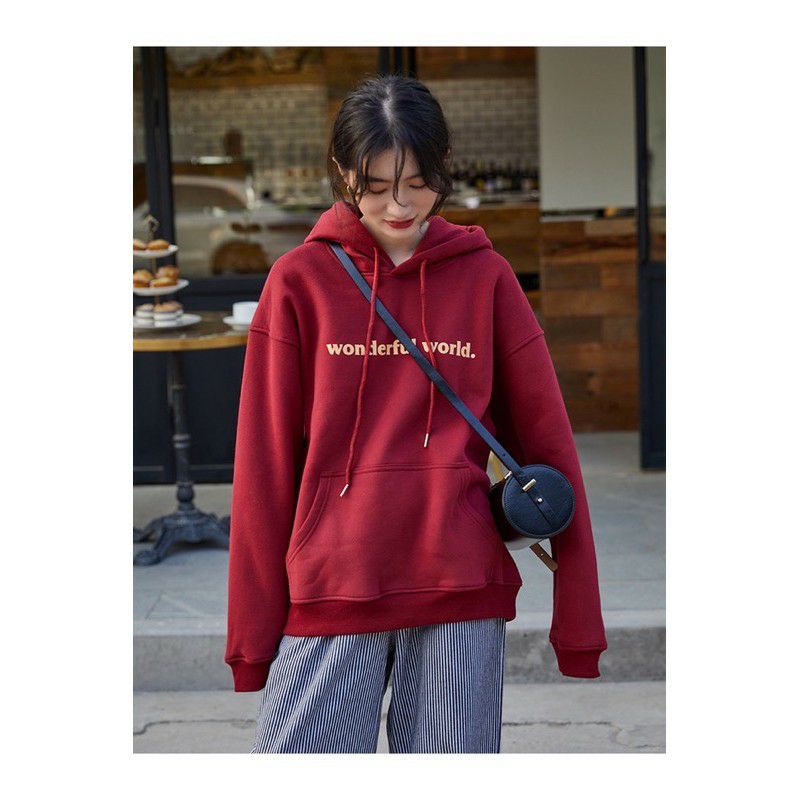 S - XXXXXL(6XL) Hoodie WONDERFUL WORLD Bigsize Unisex OVERSIZE Jaket Jumbo Fleece Wanita Pria Navy