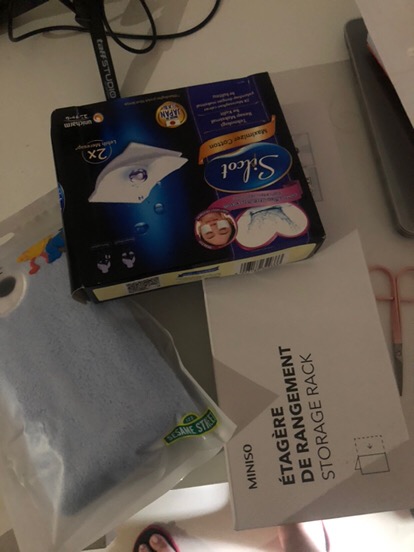 Miniso beauty Rak Tempat Aksesoris Hiasan Kotak Penyimpanan Transparan