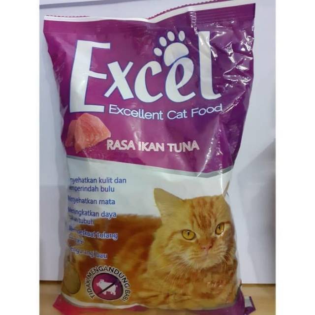 Excel Mother and Kitten 500gr Makanan kucing murah excel 500gr ikan tuna excel Mother &amp; kitten 500gr / no pork / makanan kucing halal / tanpa babi