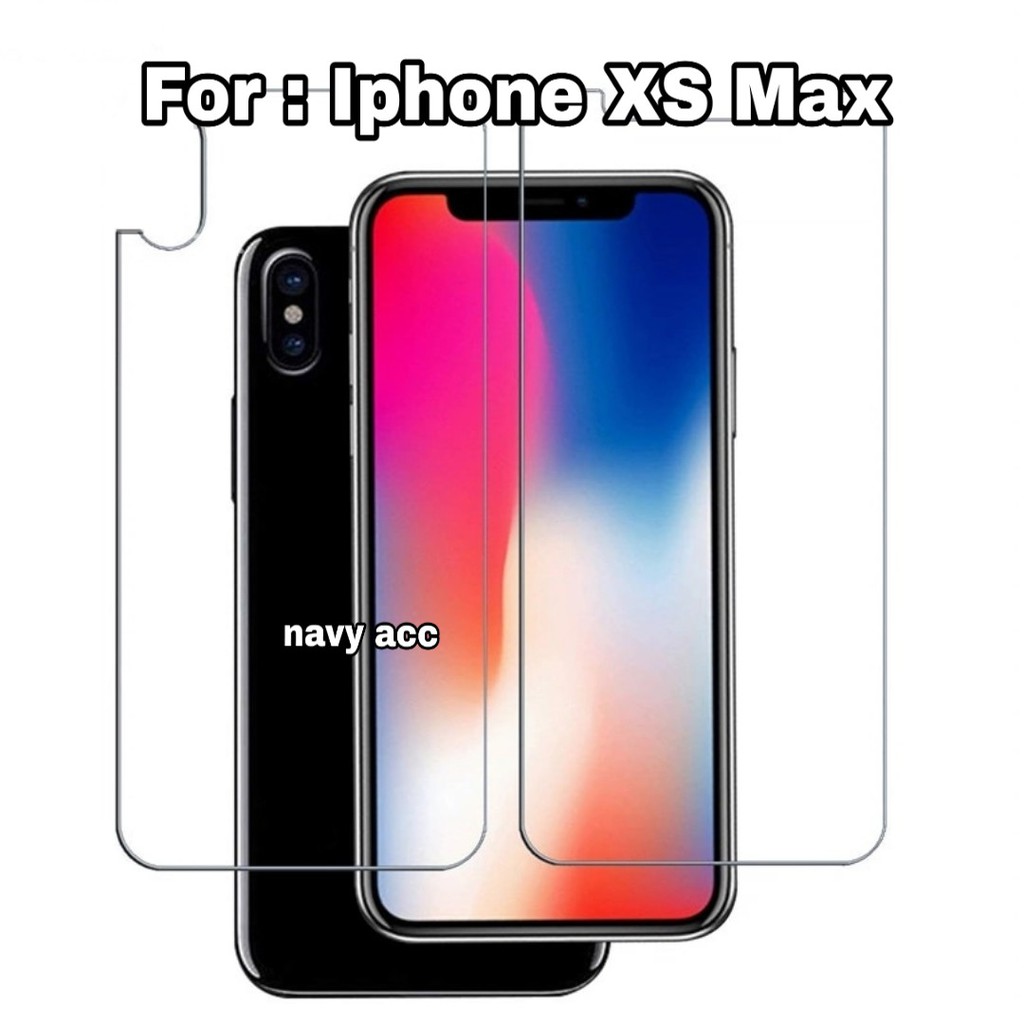 Screen Protector Full Set Front - Back Iphone XS MAX Antigores XS max