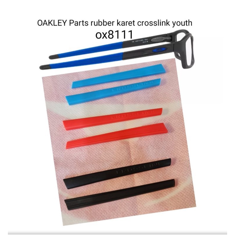 Spare Parts SILICON KAKI KARET RUBBER Oakley CROSSLINK YOUTH OX8037 OX8041 , PITCH OX8111