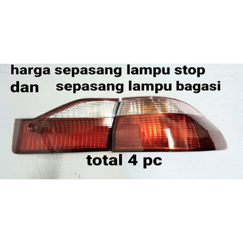 HONDA ACCORD VTI S84 S86 98 99 1998 1999 00 01 02 2000 2001 2002 LAMPU STOP DAN BAGASI STOPLAMP