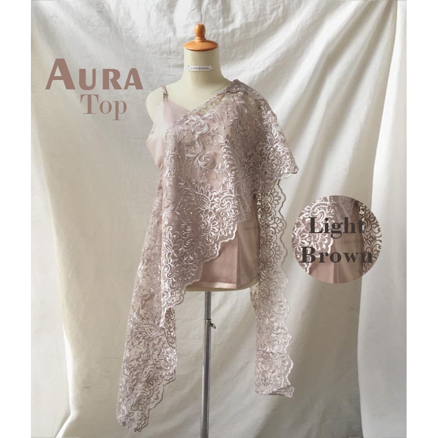 AURA TOP (ATASAN BRUKAT / ATASAN KEBAYA/ ATASAN TILE BORDIR)