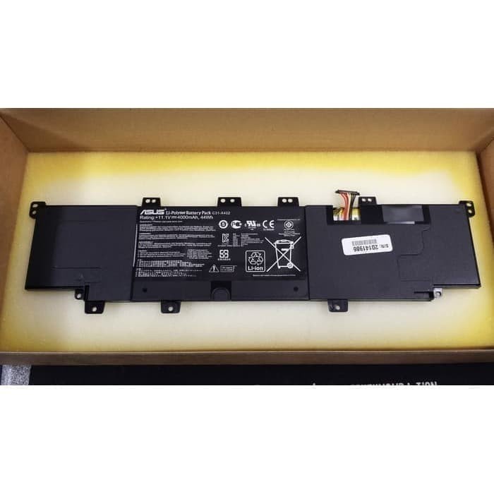 ORIGINAL BATERAI ASUS VIVOBOOK S300 S300CA S400 S400CA / C31-X402 ORI