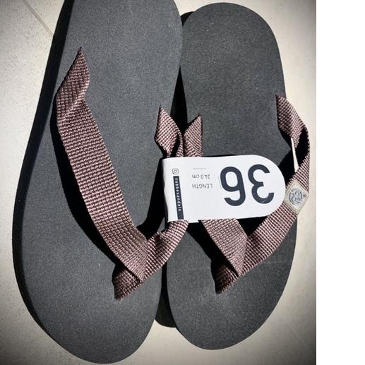 ✩ Abbe Sandal Original / Sendal Jepit Hitam ❆