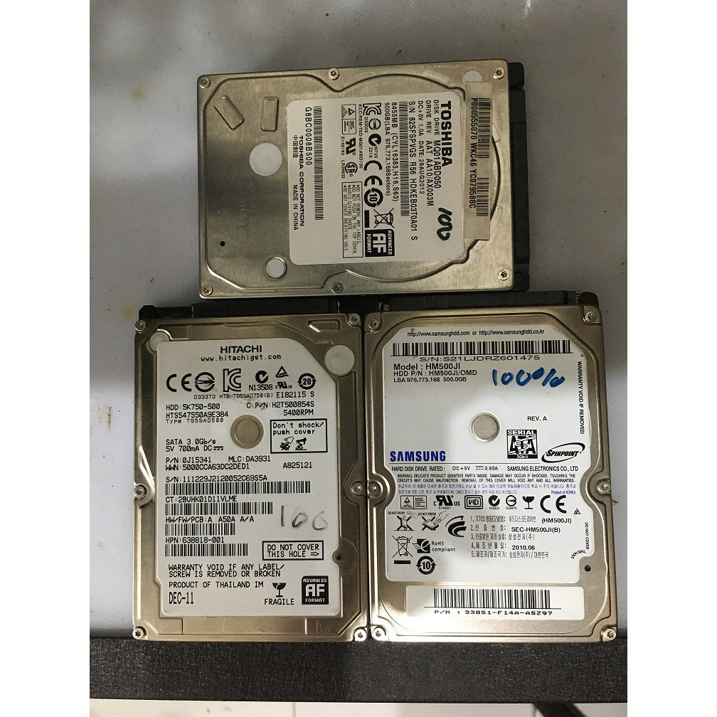 HDD / HARDISK LAPTOP 500GB SATA 2.5&quot;