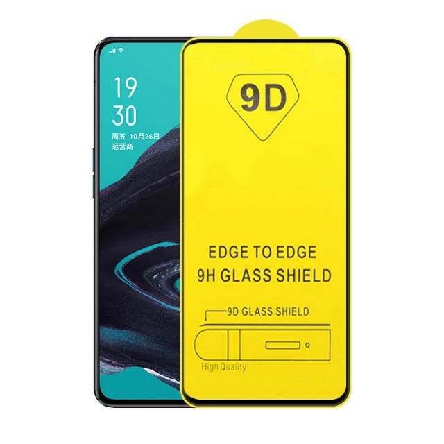 PROMO Tempered Glass untuk OPPO Reno 2, Reno 2F Reno 3, Reno 3 Pro Layar FULL COVER Anti Gores Kaca