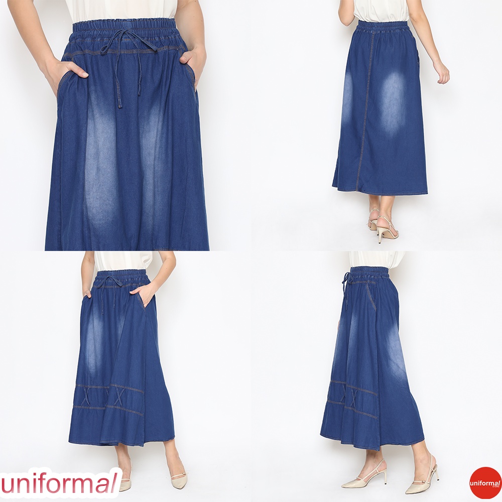 ROK JEANS PANJANG ANAK/TANGGUNG/REMAJA PEREMPUAN SIZE 6-18 TAHUN MODEL A