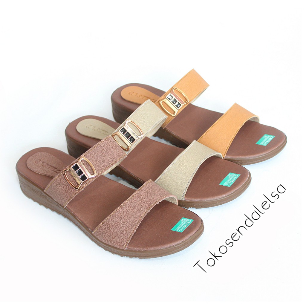 Sendal Selop Wanita Murah Sendal Flat Kekinian Sandal Slip On Murah HD01