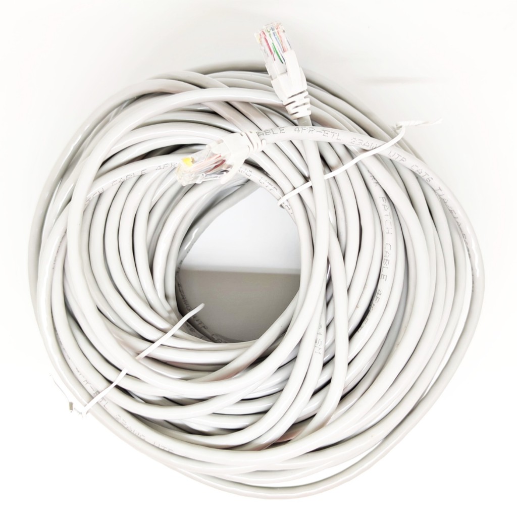 KABEL LAN 40M CAT 6 / KABEL UTP 40 METER PABRIKAN CAT 6