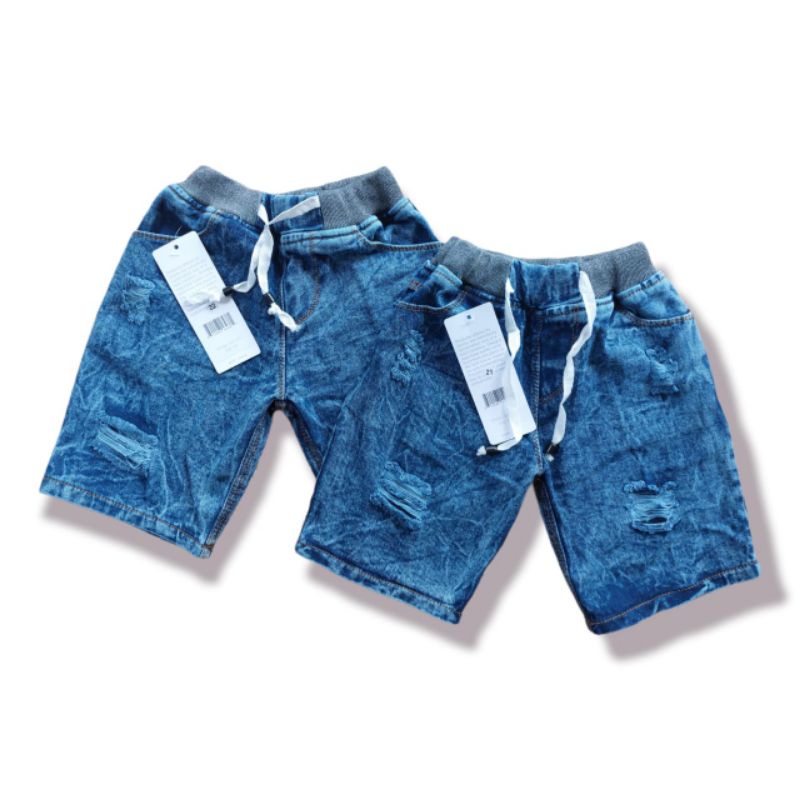 (COD) CELANA PENDEK JEANS ANAK LAKI-LAKI 1-6 TAHUN