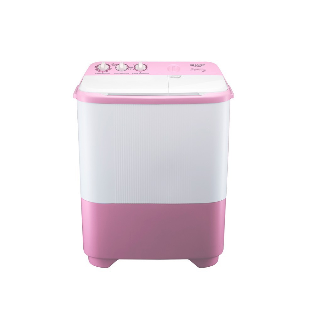 Sharp ES-T79SJ Mesin Cuci Twin Tub Pink