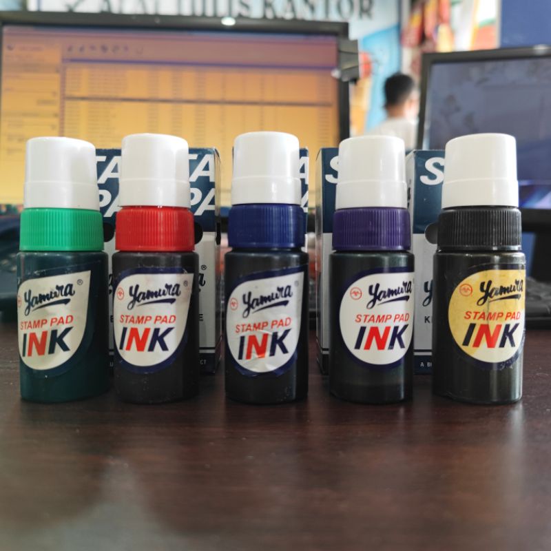 

TINTA STEMPEL YAMURA KING STAMP PAD INK SIZE 50 CC / TINTA BANTALAN STEMPEL