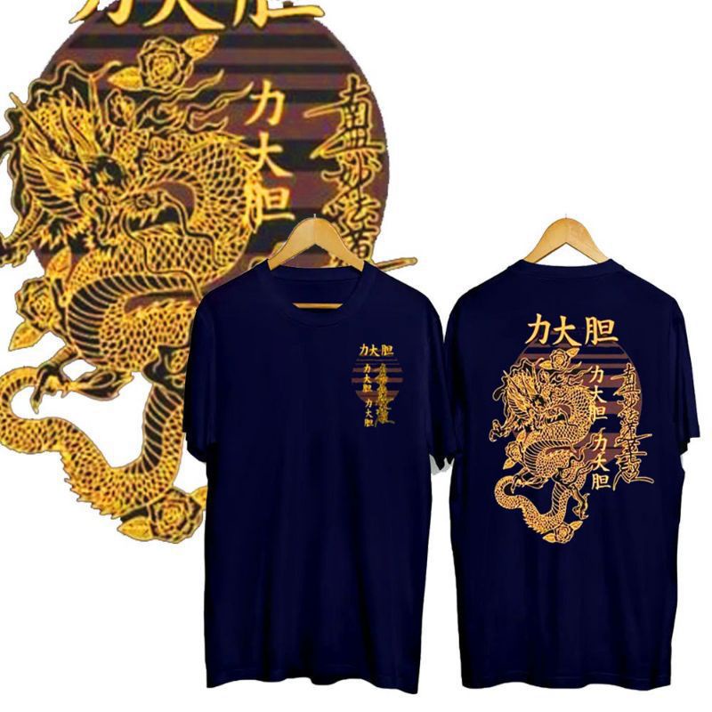 KAOS DISTRO NAGA JEPANG || KAOS DRAGON || KAOS PRIA WANITA
