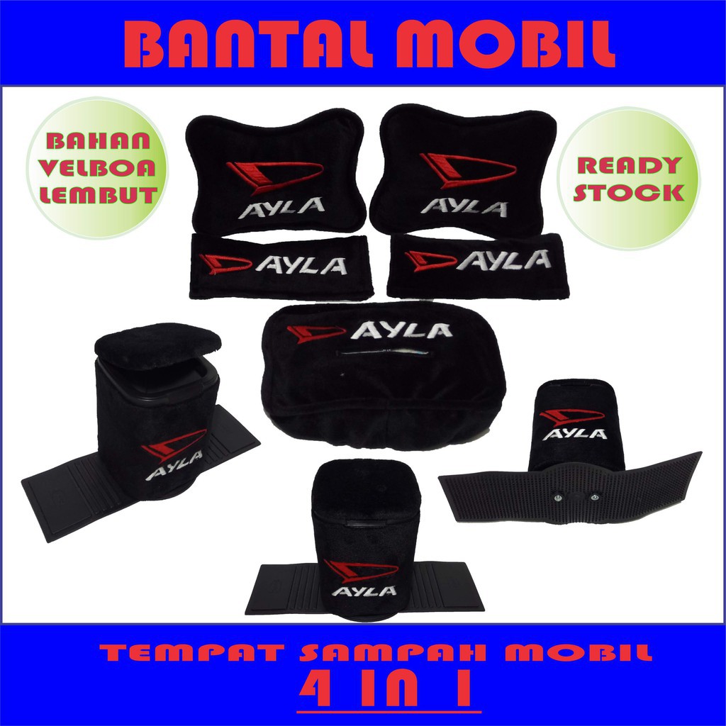 Bantal Mobil AYLA headrest mobil aksesoris mobil interior custom