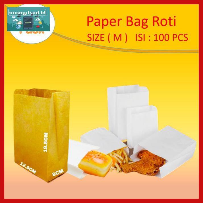 

Gt7Fher- Paper Bag -/ Kantong Kertas Putih Untuk Roti, Fried Chicken Dan Snack - Cokelat F68Fgio-