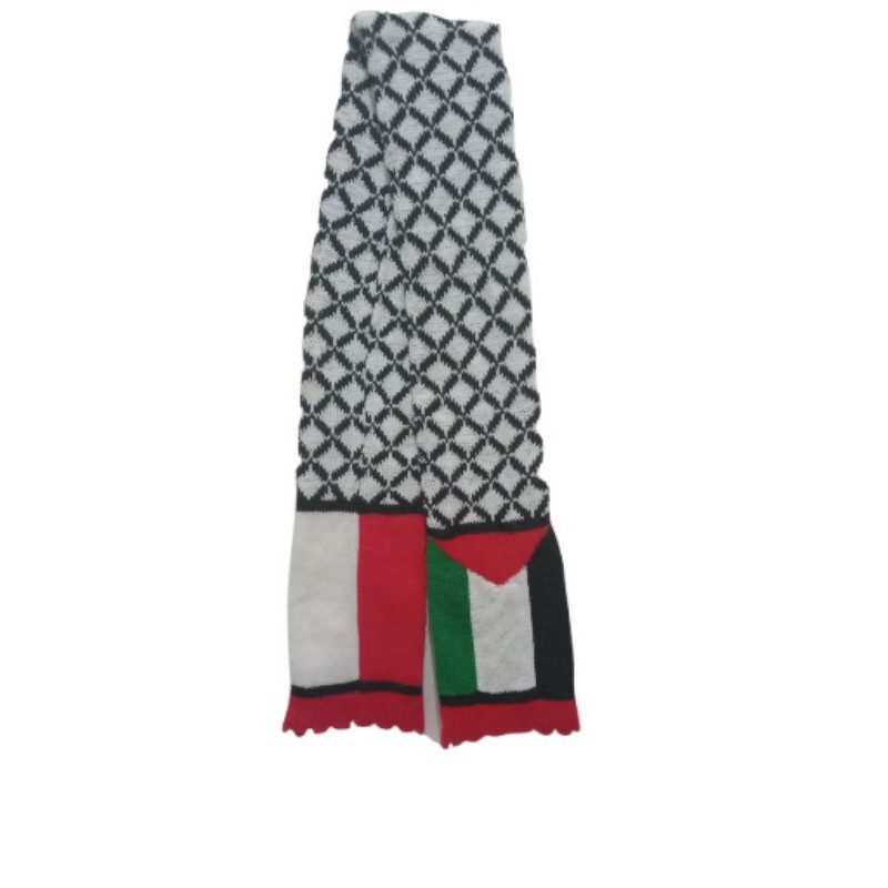 Syal Rajut Palestina Indonesia / Scarf Palestine / Sorban palestine termurah Best Seller-3