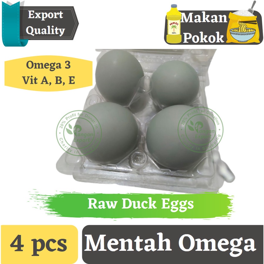 

Telur Bebek Mentah mengandung Omega | Raw Duck Egg