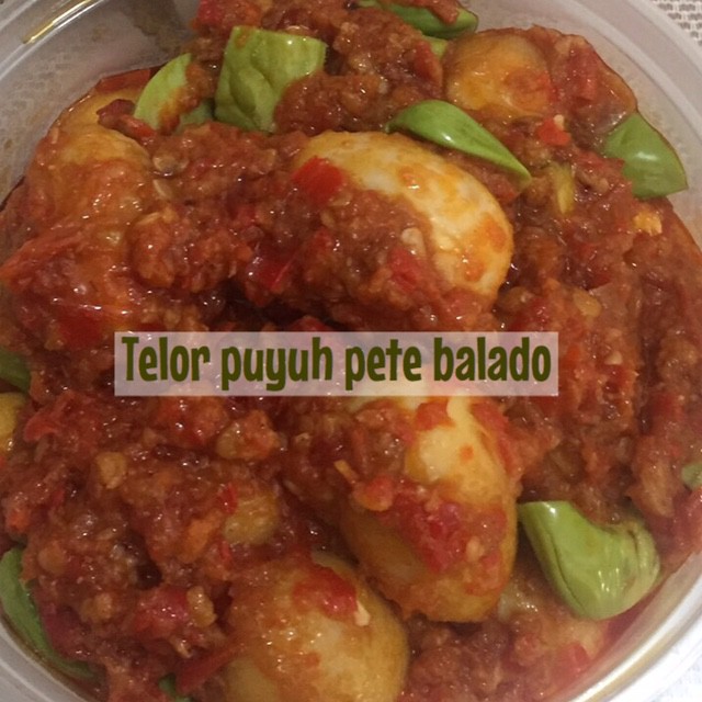 Telor Puyuh Pete Balado Shopee Indonesia