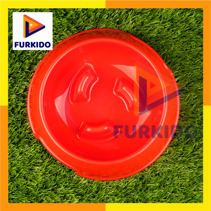 Richu Pet Bowl Slow Feeder / Mangkok Makan Anjing Kucing Anti Sedak S