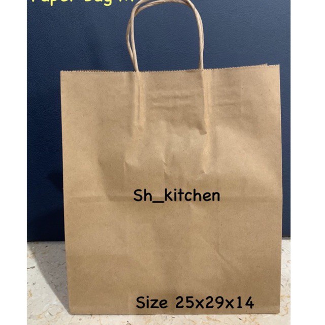 

Paper Bag size M Kantong Kertas Coklat 10pcs