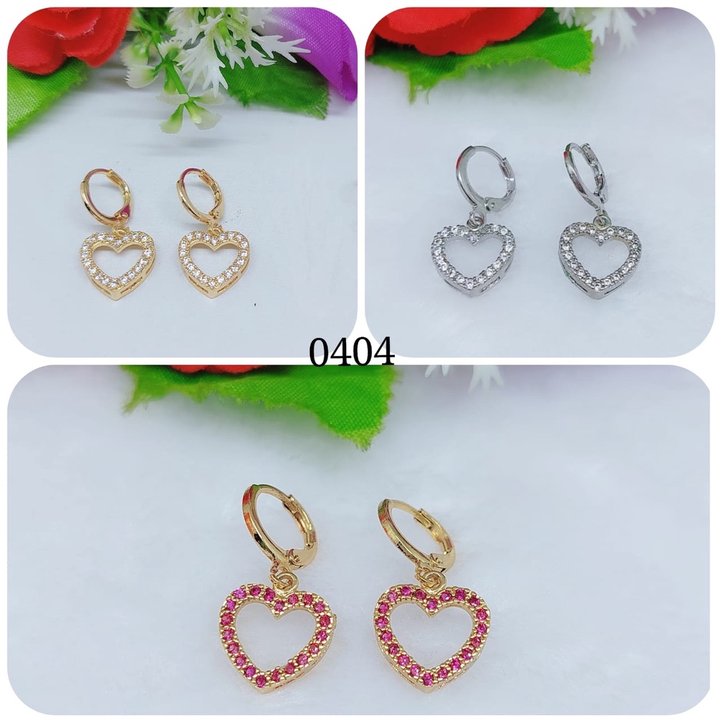 Anting xuping love permata perhiasan fashion 0404-0406