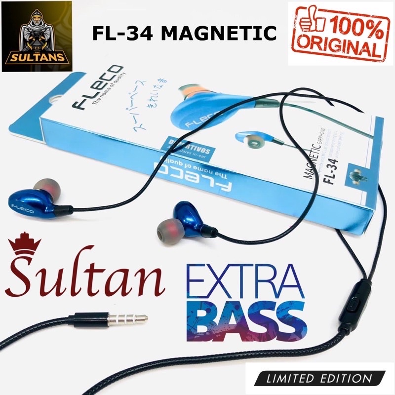 PROMO HANDSFREE FLECO FL38 MAGNETIC METALIC COLOUR