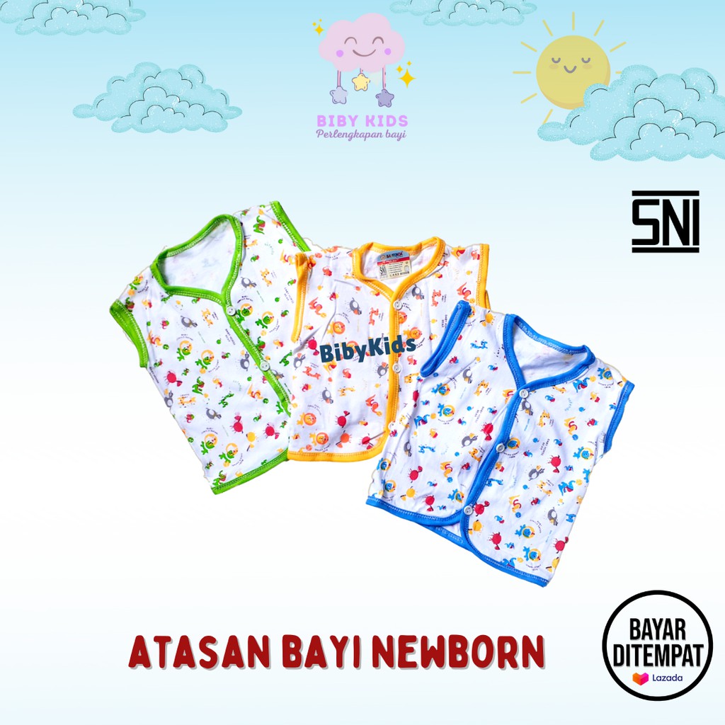 Baju Bayi Baru Lahir Atasan Kutung Baby Newborn Murah Lucu Laki Perempuan Peralatan Online Unisex