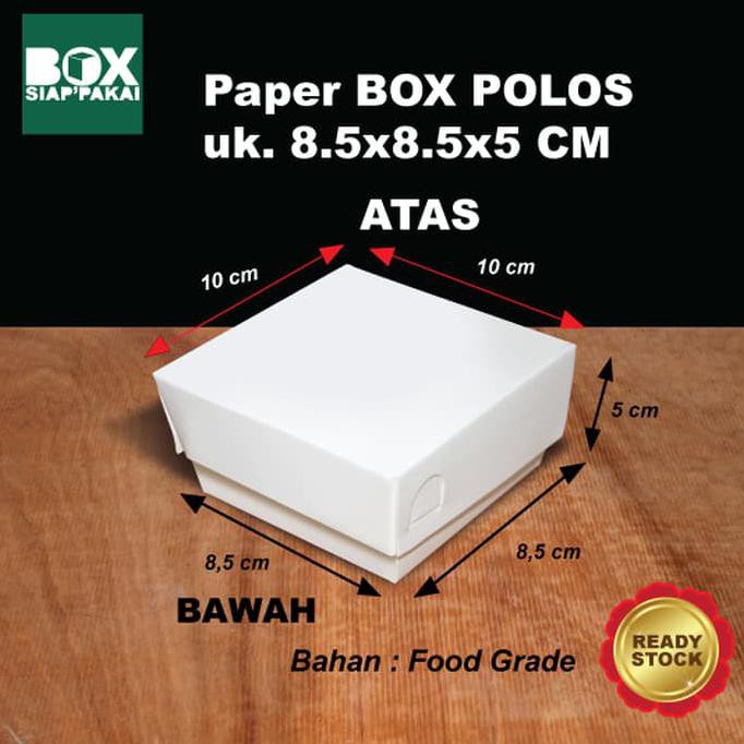 

Tp964776- Dus Snack Polos Uk. 8.5 X 8.5 X 5Cm R3573E3S