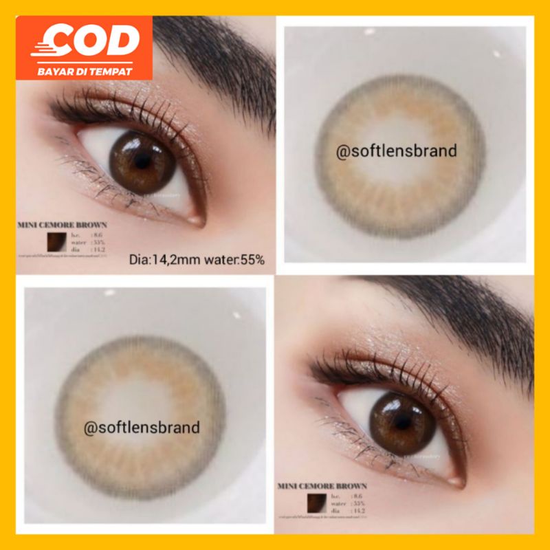 SOFTLENS - softlens brown / softlens normal / softlens minus / softlens kitty kawaii mini cemore