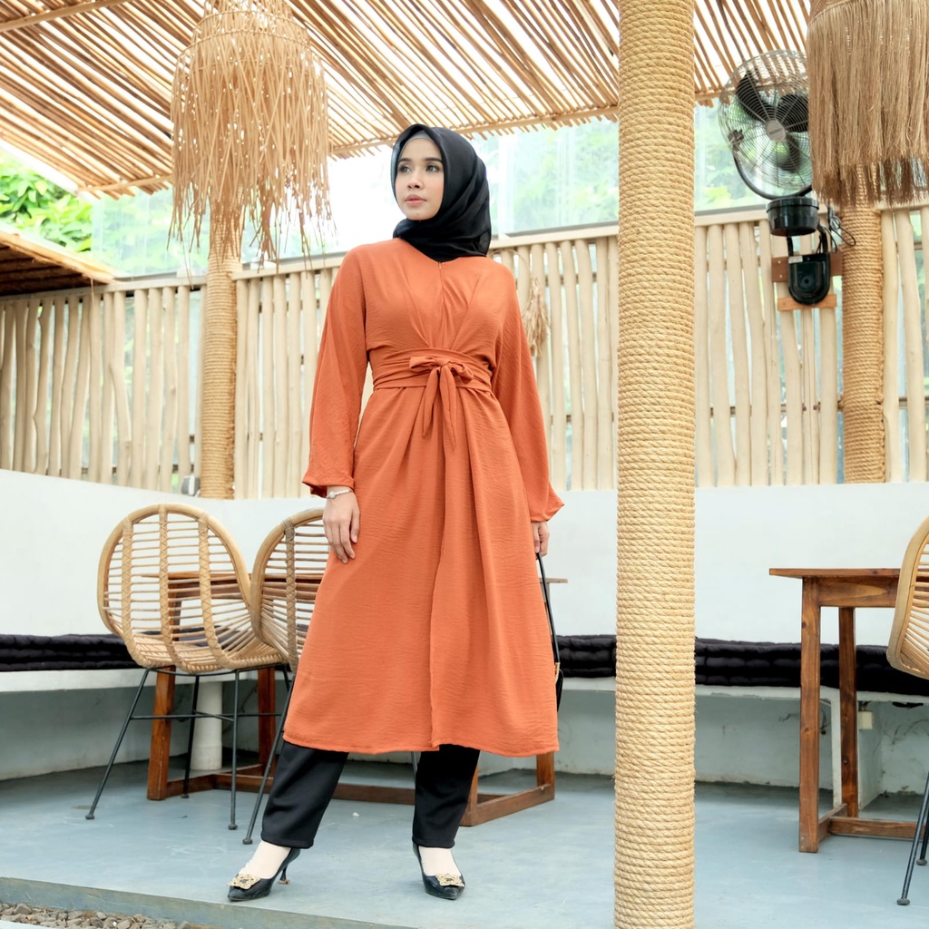 KHEVA MIDI DRESS / ATASAN WANITA