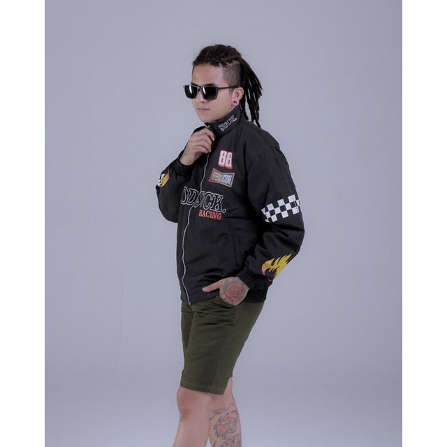 BLOODSUCK Jaket Nascar Jaket Racing Jaket Parasut Jaket Pria