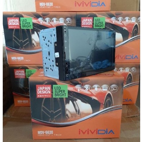 Head Unit Mobil Double din 7 inch iViViDiA 6630 / MVIDIA 6630 atau AVI 1800