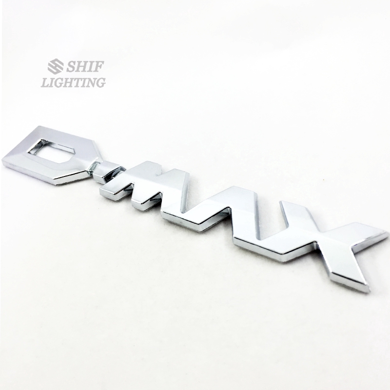 1pc Stiker Emblem Logo Dmax Bahan Abs Krom Untuk Bagasi Belakang Mobil Isuzu